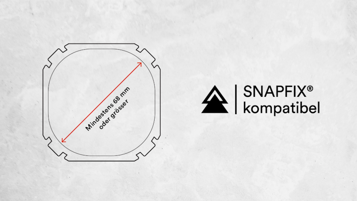 Snapfix kompatible Einlassdose