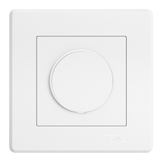 Produktbild eines Dali Drehgebers in weiss. Design: STANDARDdue