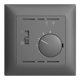 Thermostat en gris foncé