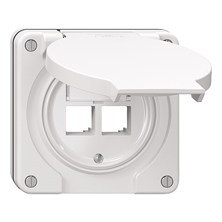 Wiser by Feller Schalter im Design NEVO. Farbe: weiss