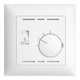 Thermostat d’ambiance C/F en blanc illustré comme produit