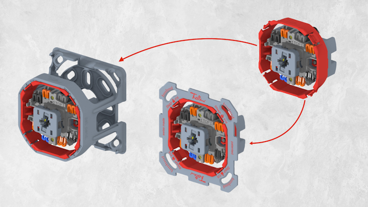 Das neue Befestigungssystem: Feller SNAPFIX®