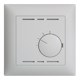 Thermostats avec contact de commutation en gris clair. Représenté comme produit dans le design EDIZIOdue