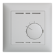 Thermostats avec contact de commutation en gris clair. Représenté comme produit dans le design EDIZIOdue